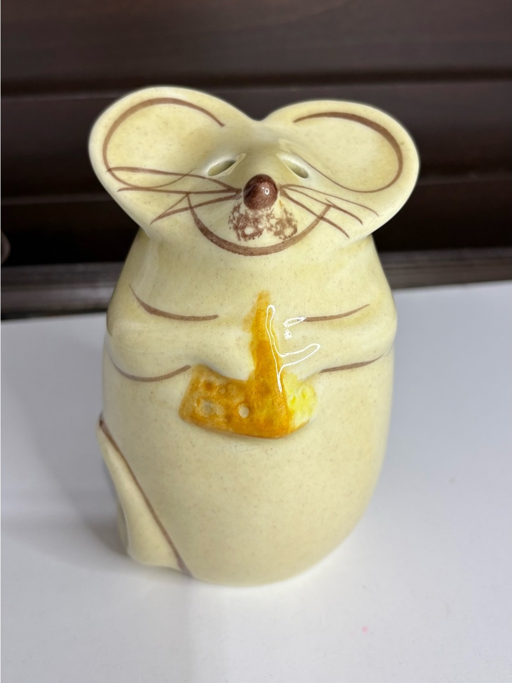 Ceramic Mouse parmesan shaker